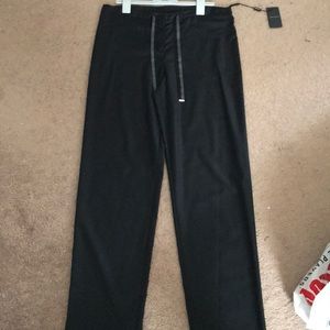 GIORGIO ARMANI BLACK TROUSER PANTS